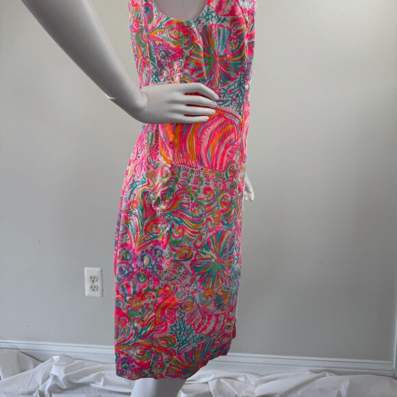 Lilly Pulitzer Sundress with White Scallop Trim - Picture 8 of 8